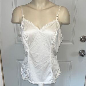 Vintage Vanity Fair White Satin Chemise